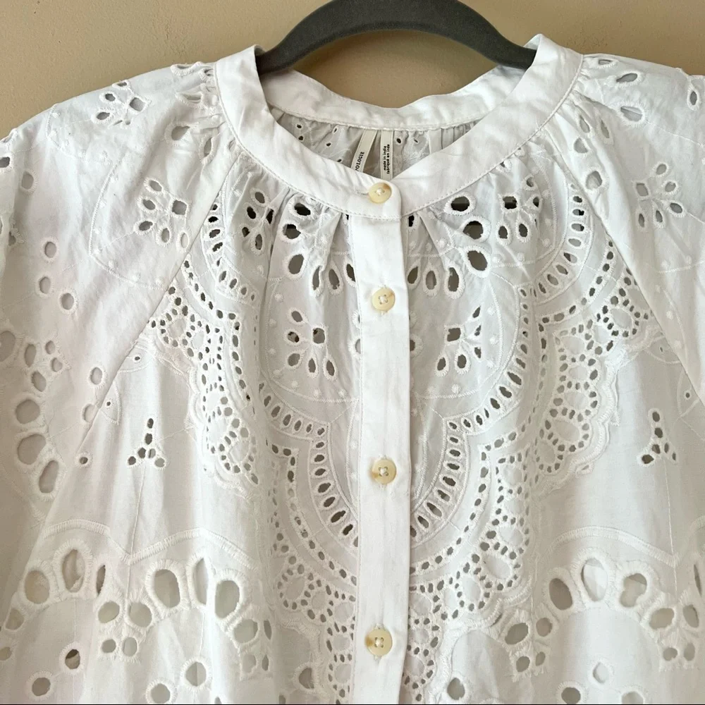 NWT Anthropologie Tallulah Eyelet Mini Dress - Picture 5 of 12